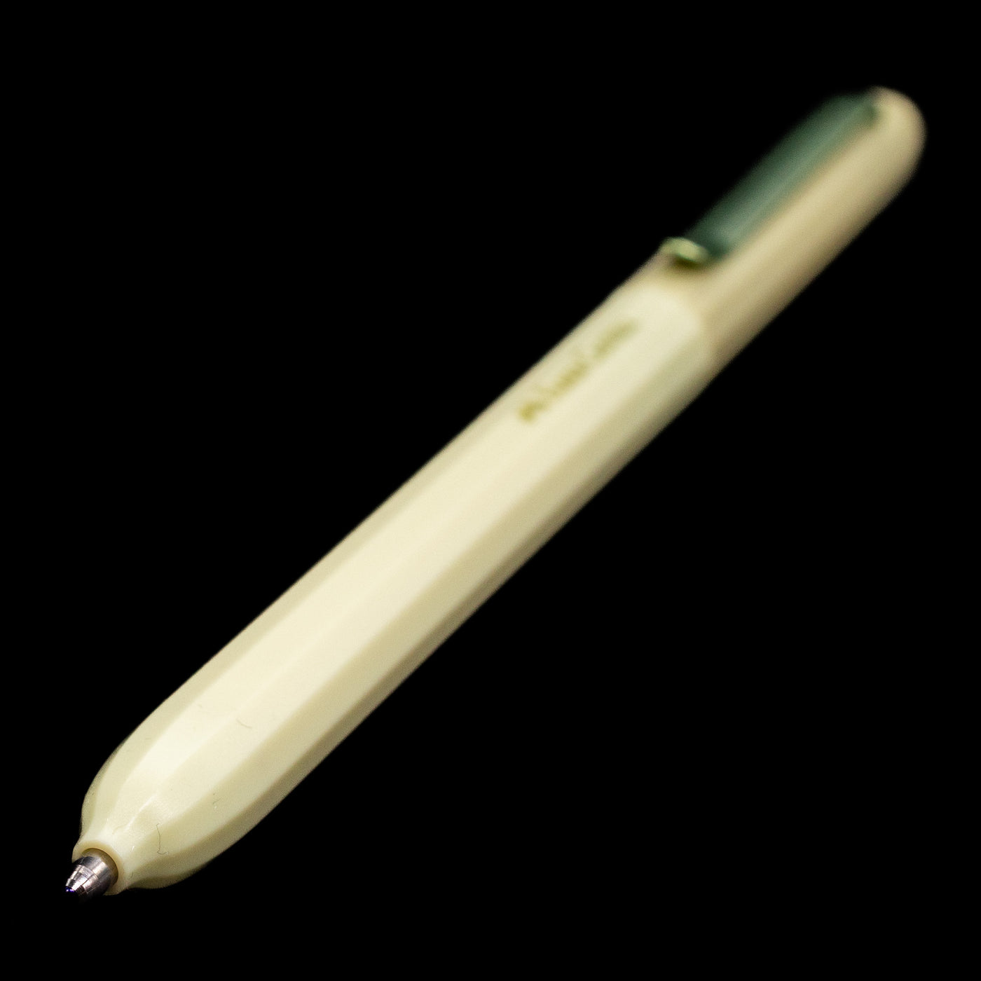 A full view of the Faber-Castell Avori Ballpoint Pen - Fresh Breeze with a focus on the activated tip.
