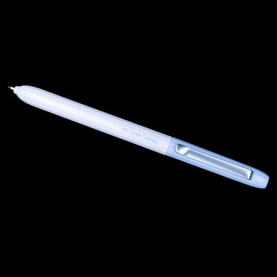 An overhead view of the Faber-Castell Avori Ballpoint Pen - Peace of Mind activated.