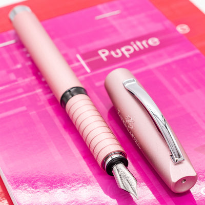 Faber-Castell Essentio Fountain Pen - Aluminum Rose chrome trim