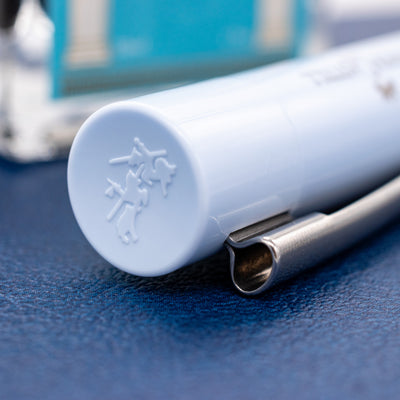 Faber-Castell Grip 2010 Harmony Fountain Pen - Sky Blue cap top