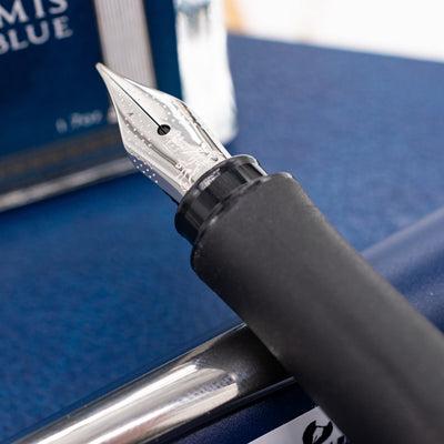 Faber-Castell Grip 2011 Fountain Pen - Classic Blue stainless steel nib