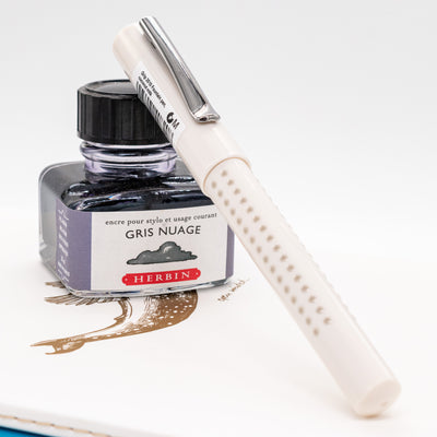 Faber-Castell Grip 2010 Fountain Pen - Coconut Milk capped