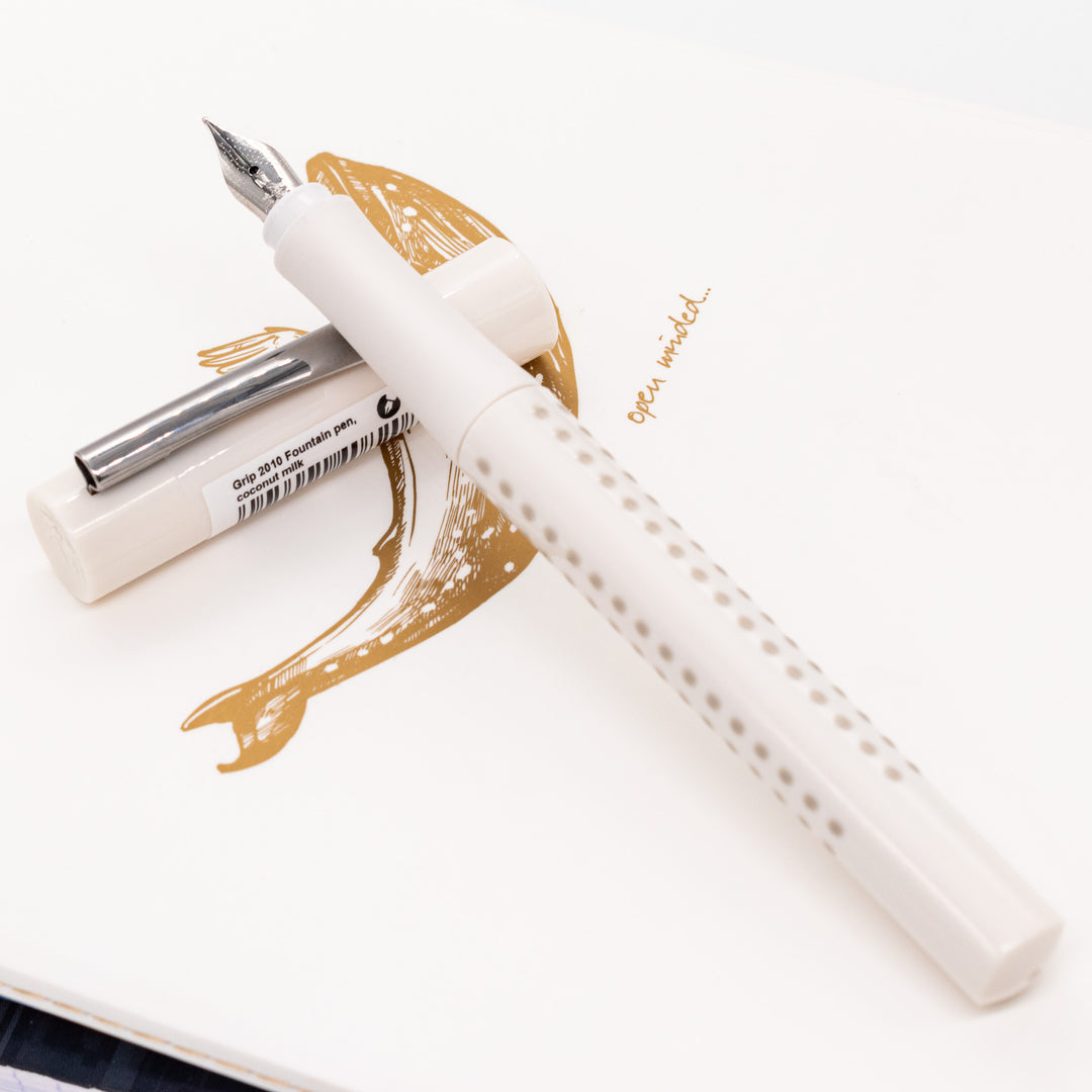 Faber-Castell Grip 2010 Fountain Pen - Coconut Milk – Truphae