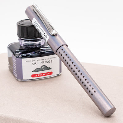 Faber-Castell Grip Glam Fountain Pen - Silver capped
