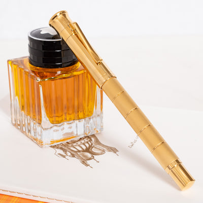 Graf von Faber-Castell Anello Gold Fountain Pen Capped