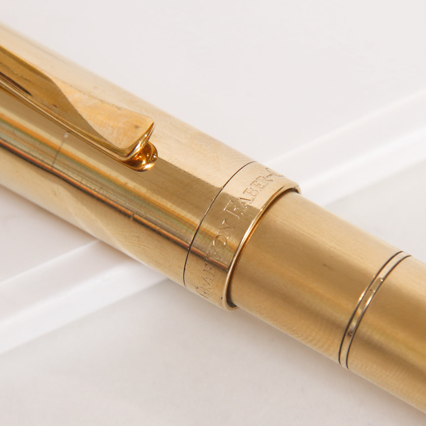 Graf von Faber-Castell Anello Gold Plated Rollerball Pen - Preowned Center Band