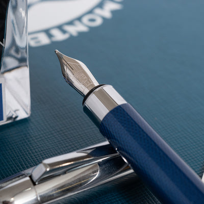 Graf von Faber-Castell Bentley Sequin Blue Fountain Pen Stainless Steel Nib