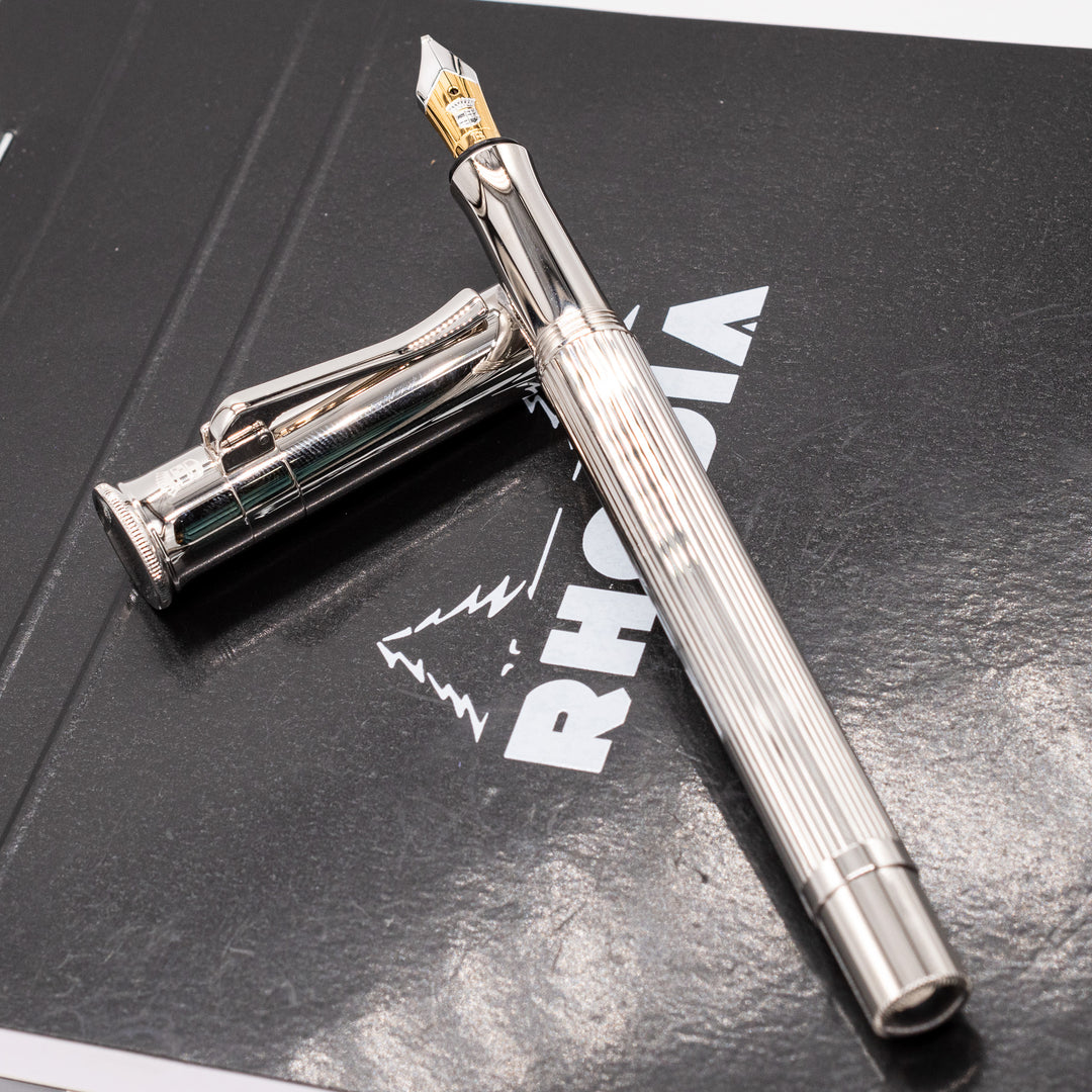 Graf von Faber-Castell Classic Fountain Pen - Platinum Plated