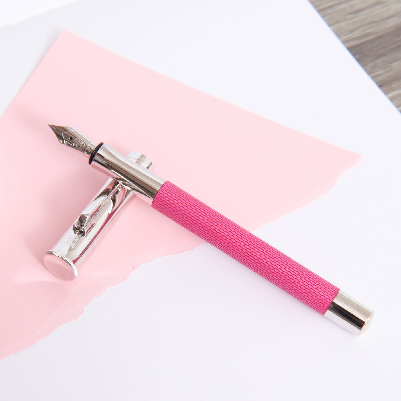 Graf von Faber-Castell Guilloche Electric Pink Fountain Pen