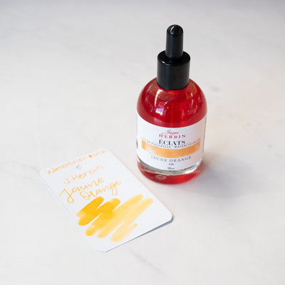 Jacques Herbin Eclats Fine Art Jaune Orange Watercolor Ink Bottle