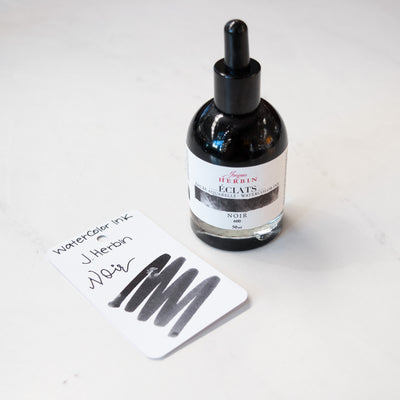 Jacques Herbin Eclats Fine Art Noir Watercolor Ink Bottle