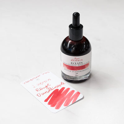 Jacques Herbin Eclats Fine Art Rouge d'Andrinople Watercolor Ink Bottle