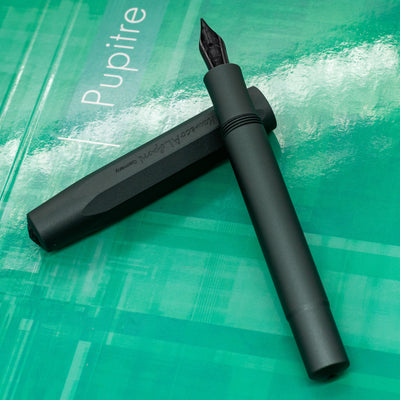 Kaweco AL Sport Fountain Pen - Midnight Green black trim