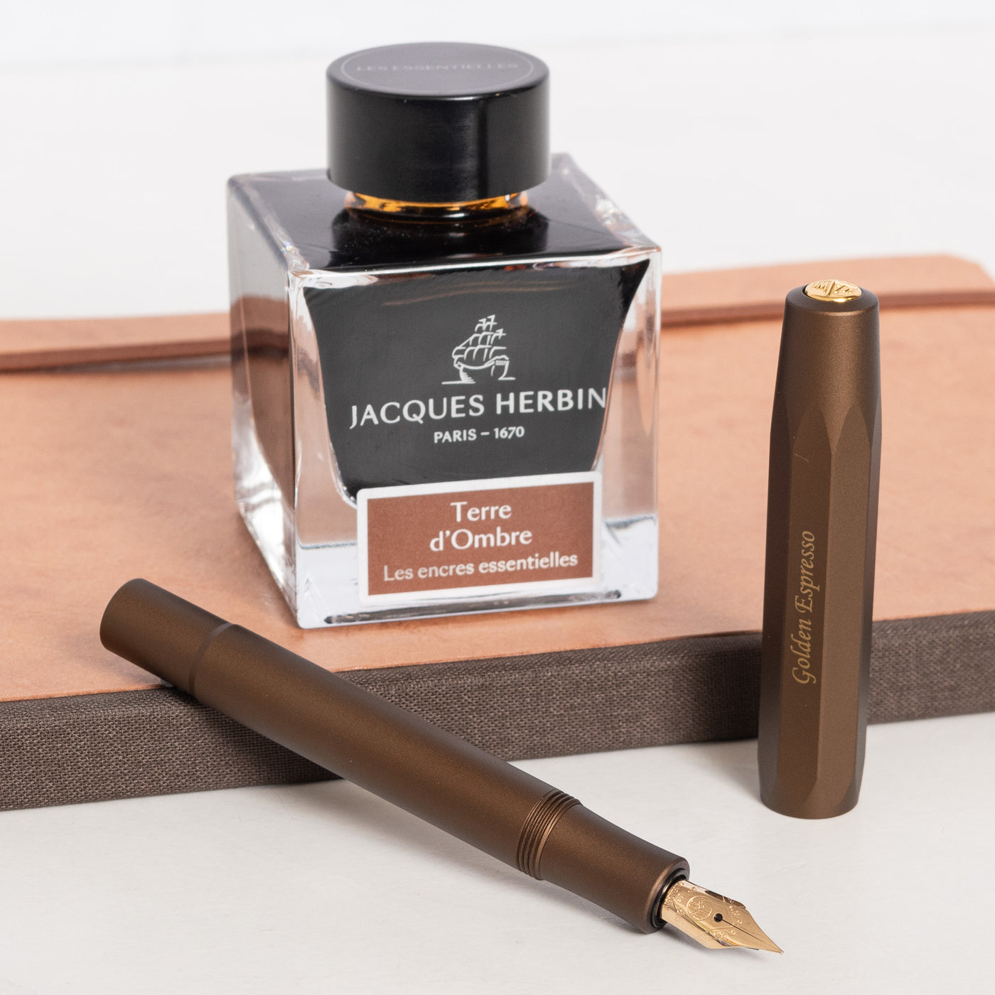 Kaweco AL Sport North American Exclusive Golden Espresso Fountain Pen rare