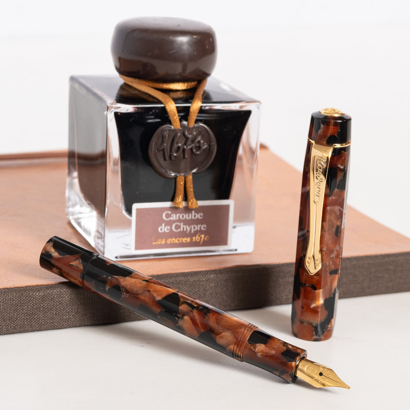 Kaweco Art Sport Special Edition Hickory Brown Fountain Pen Gold Trim