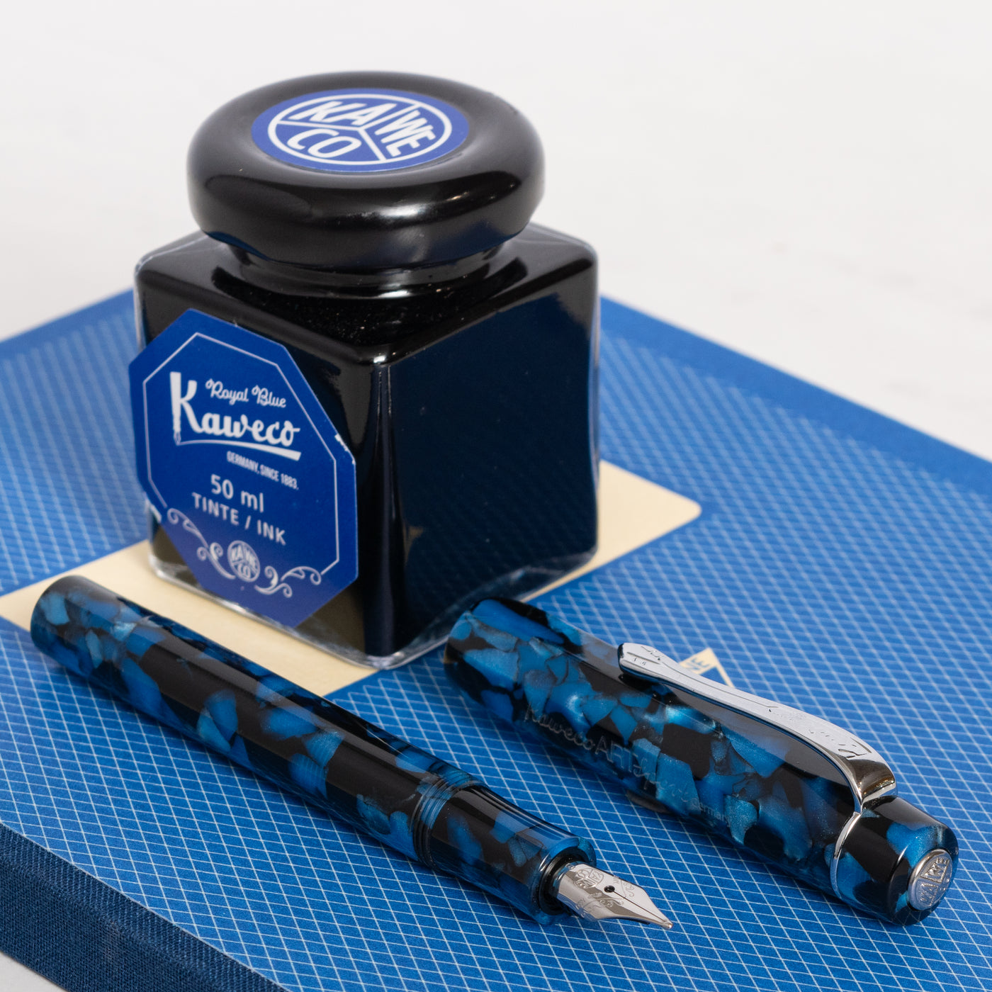 Kaweco Art Sport Special Edition Pebble Blue Fountain Pen Black