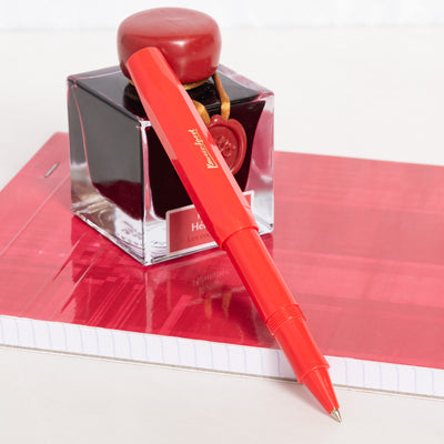 Kaweco Sport Classic Red Rollerball Pen posted
