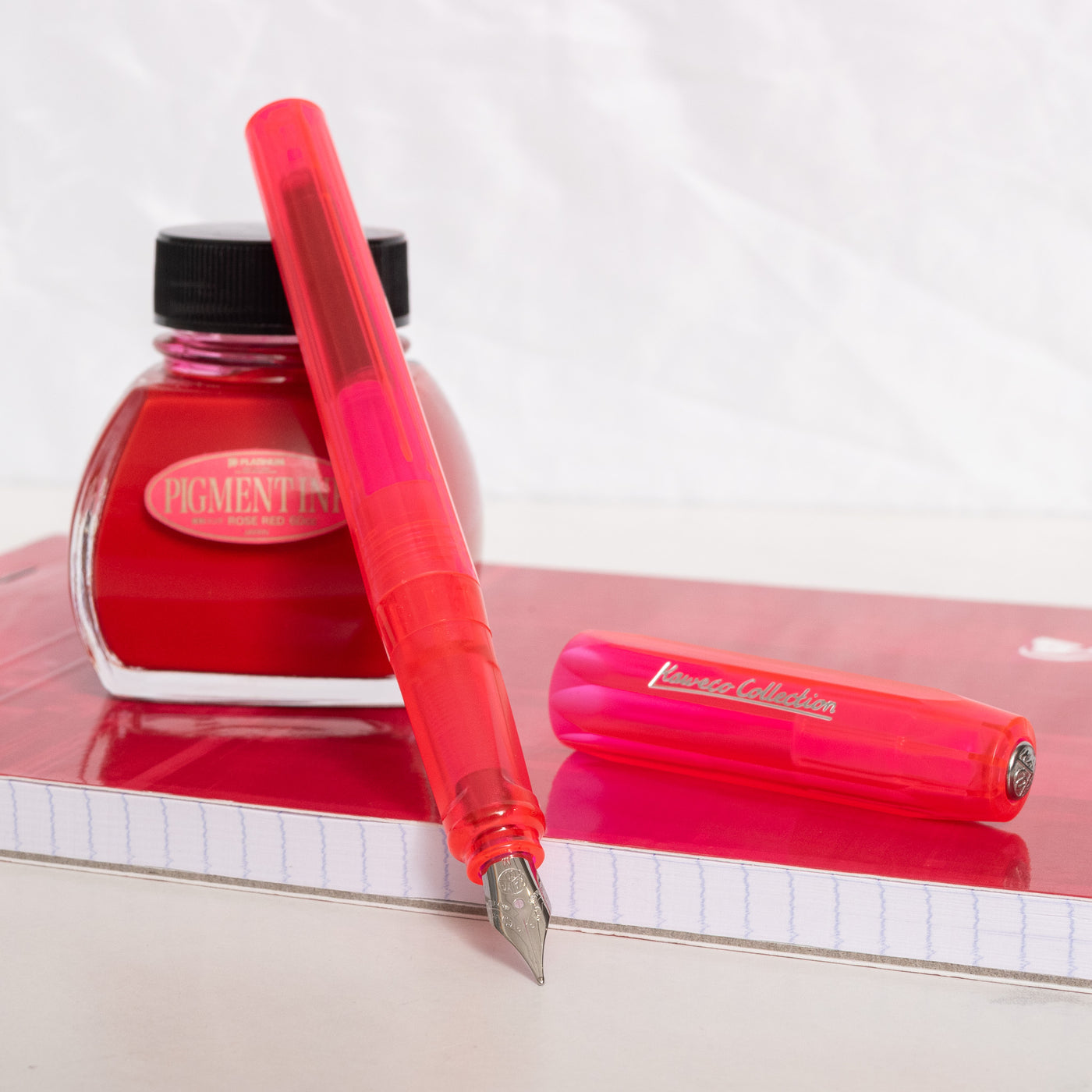Kaweco Collection Perkeo Infrared Fountain Pen Red Barrel