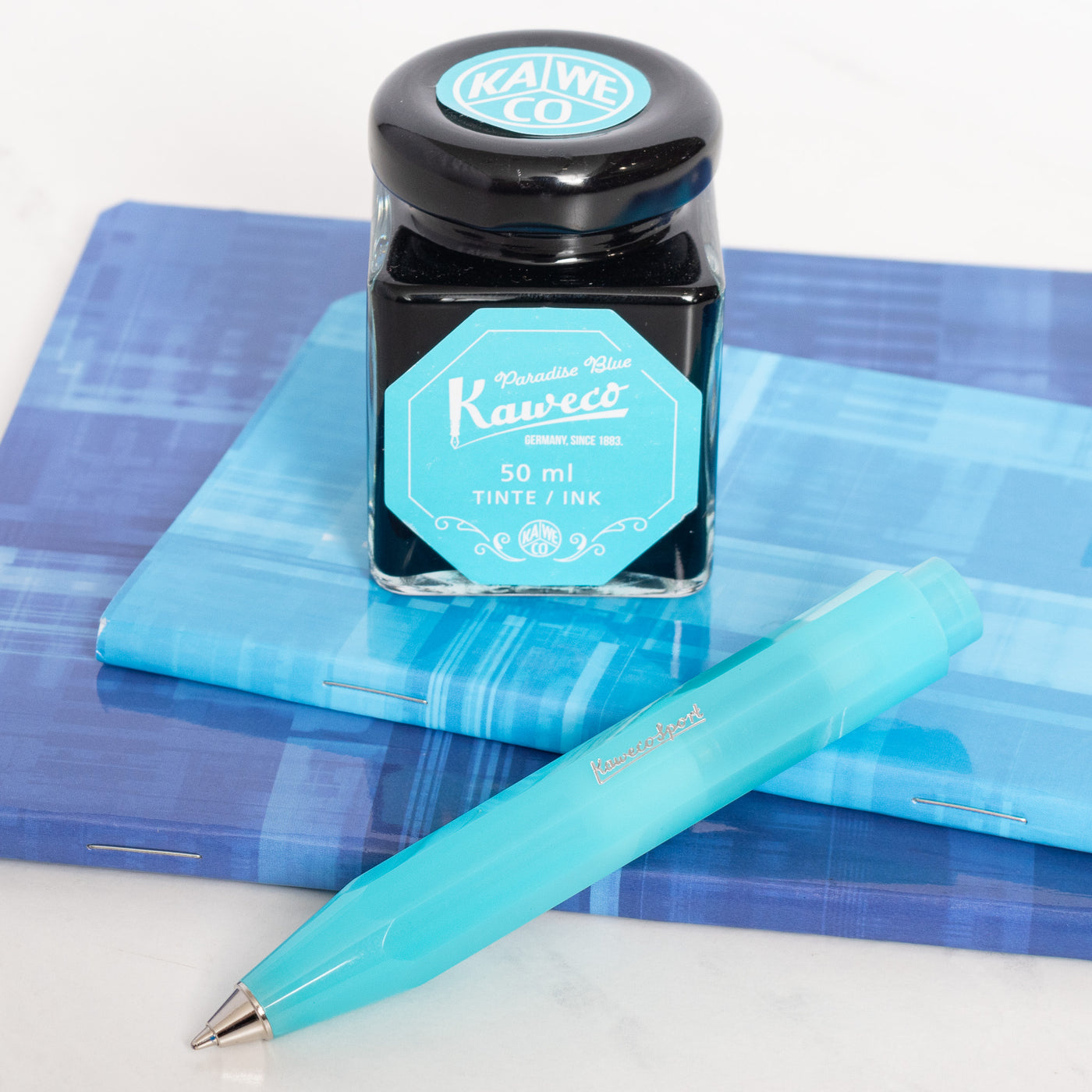 Kaweco Frosted Sport Light Blueberry Ballpoint Pen new