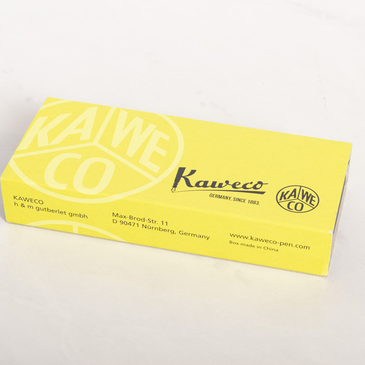Kaweco Ice Sport Glow Highlighter Fountain Pen Set box