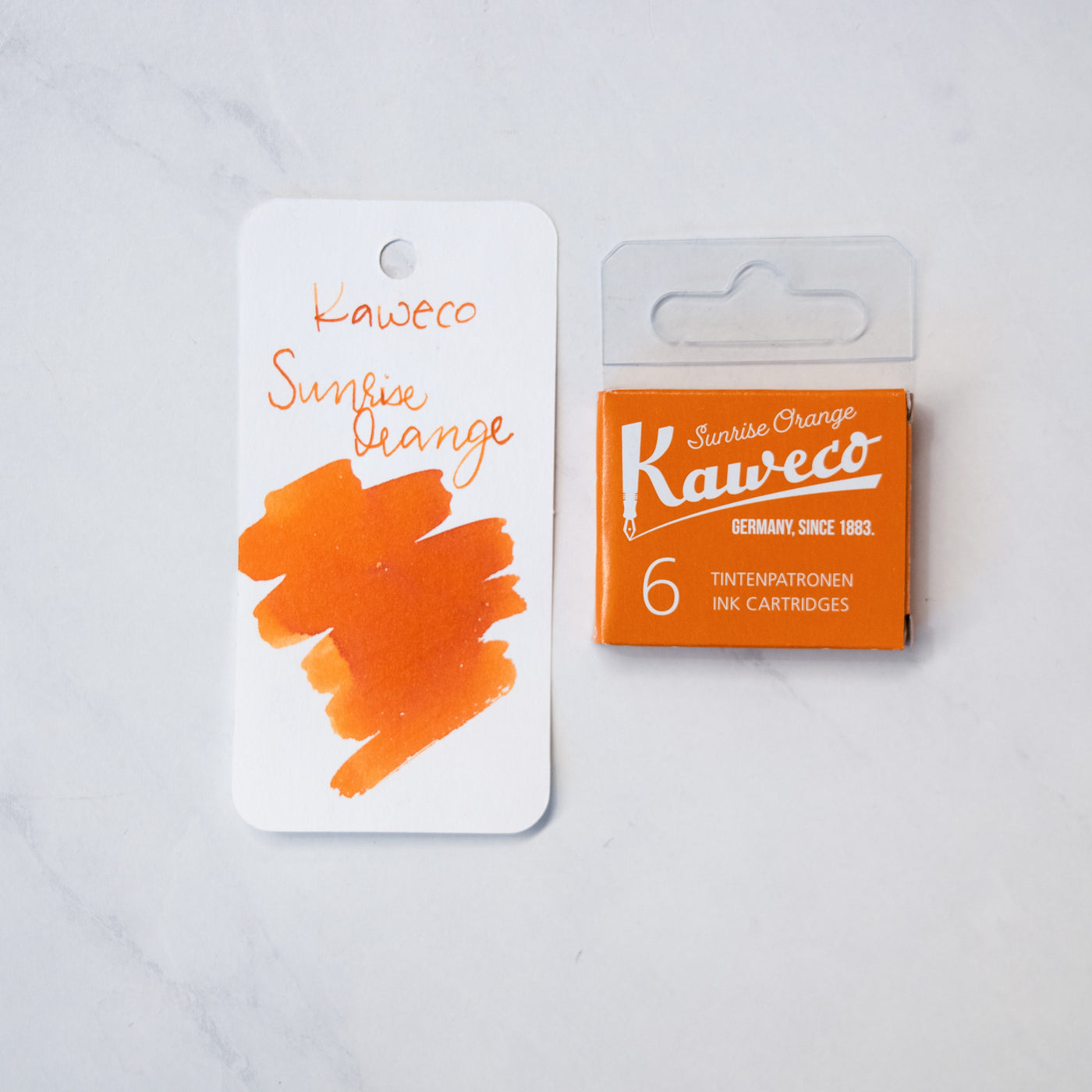 Kaweco Sunrise Orange Ink Cartridges