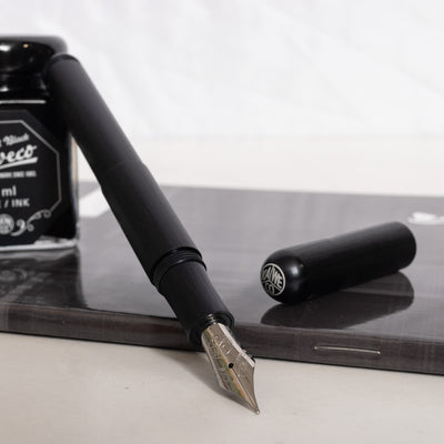 Kaweco Supra Aluminum Black Fountain Pen Details