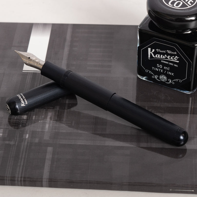 Kaweco Supra Aluminum Black Fountain Pen – Truphae