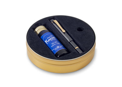 Kaweco Piston Filler Sport Black Set Tin Box Open