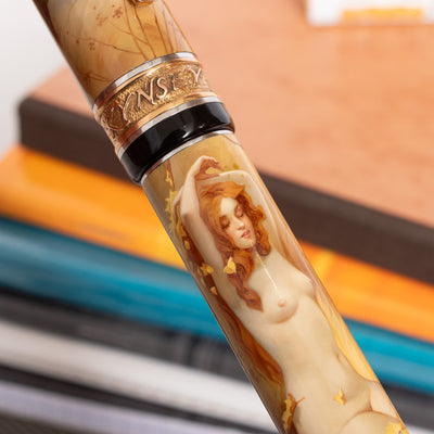 Kynsey Aphrodite Hand Painted Fountain Pen Lady
