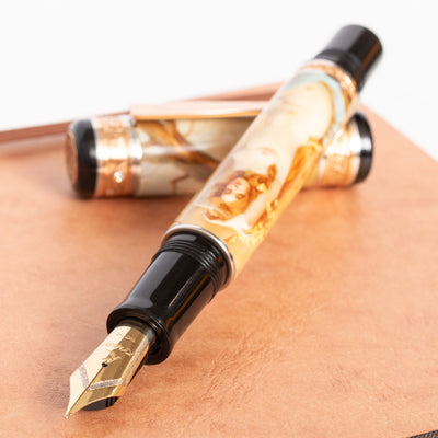 Kynsey Aphrodite Hand Painted Fountain Pen Uncapped