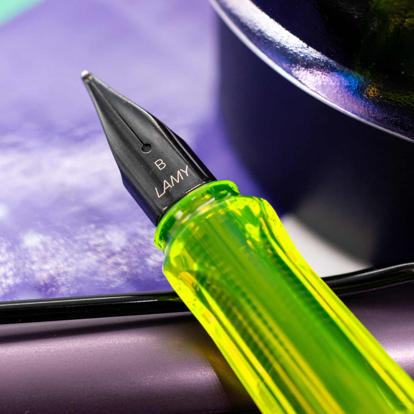 LAMY Al-Star Special Edition Fountain Pen - Aubergine stainless steel nib