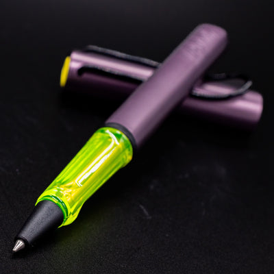 LAMY Al-Star Special Edition Rollerball Pen - Aubergine uncapped