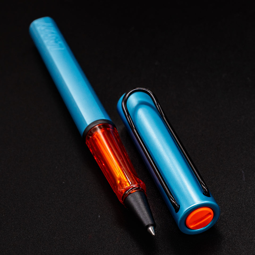 Lamy AL-star Penna Roller In Alluminio Grafite - Made In Germany - Con Refill M63 Nero
