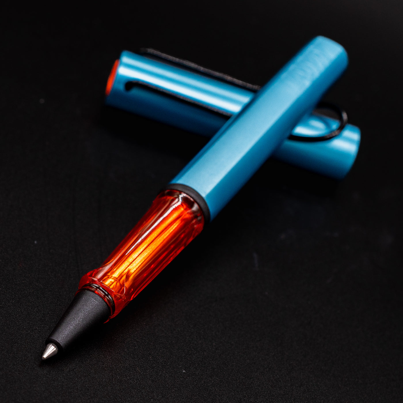 LAMY Al-Star Special Edition Rollerball Pen - Denim uncapped