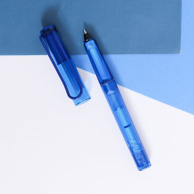 LAMY Balloon Rollerball Pen Blue Uncapped