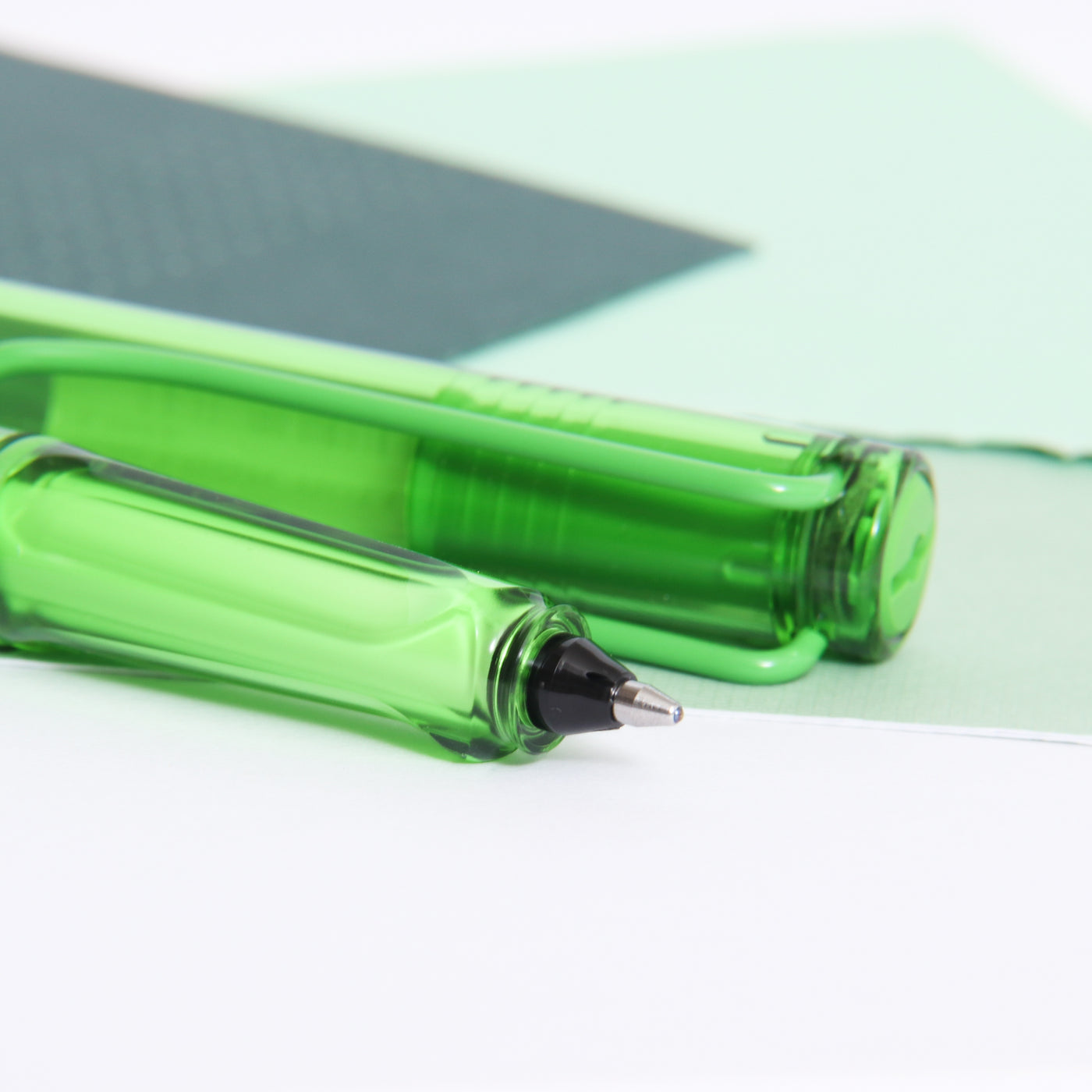 LAMY Balloon Rollerball Pen Lime Tip Details