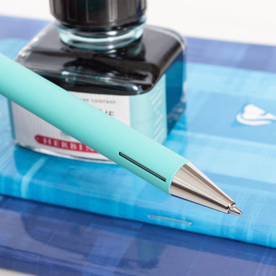 LAMY Econ Lagoon Matte Blue Ballpoint Pen tip