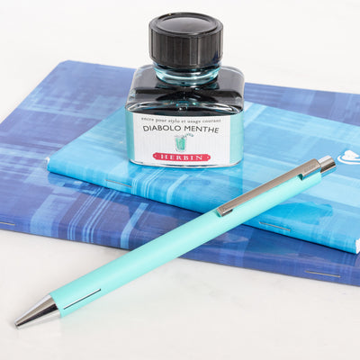 LAMY Econ Lagoon Matte Blue Ballpoint Pen turquoise
