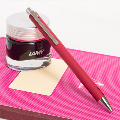 LAMY Econ Raspberry Matte Ballpoint Pen red