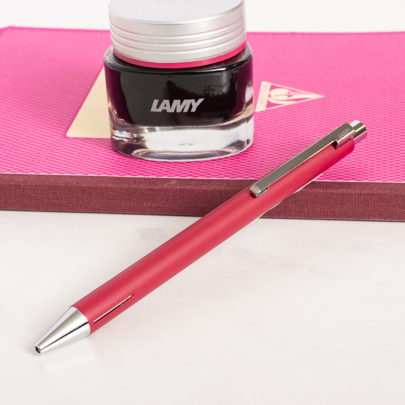 LAMY Econ Raspberry Matte Ballpoint Pen