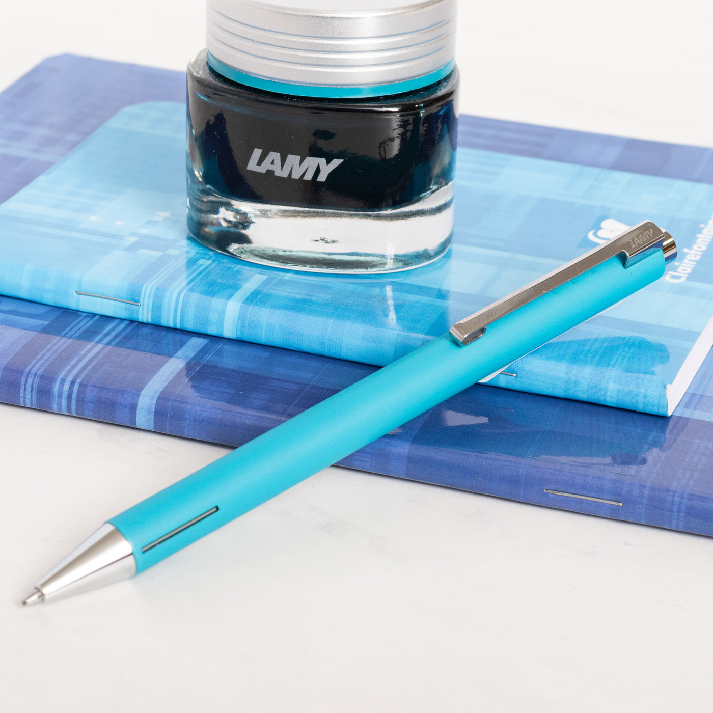 LAMY Econ Sea Matte Blue Ballpoint Pen turquoise