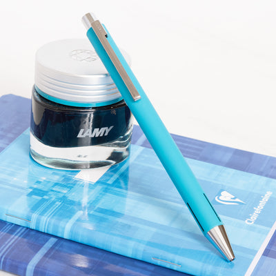 LAMY Econ Sea Matte Blue Ballpoint Pen