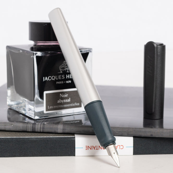 LAMY Nexx Black Fountain Pen | Steel Nib, Cartridge/Converter