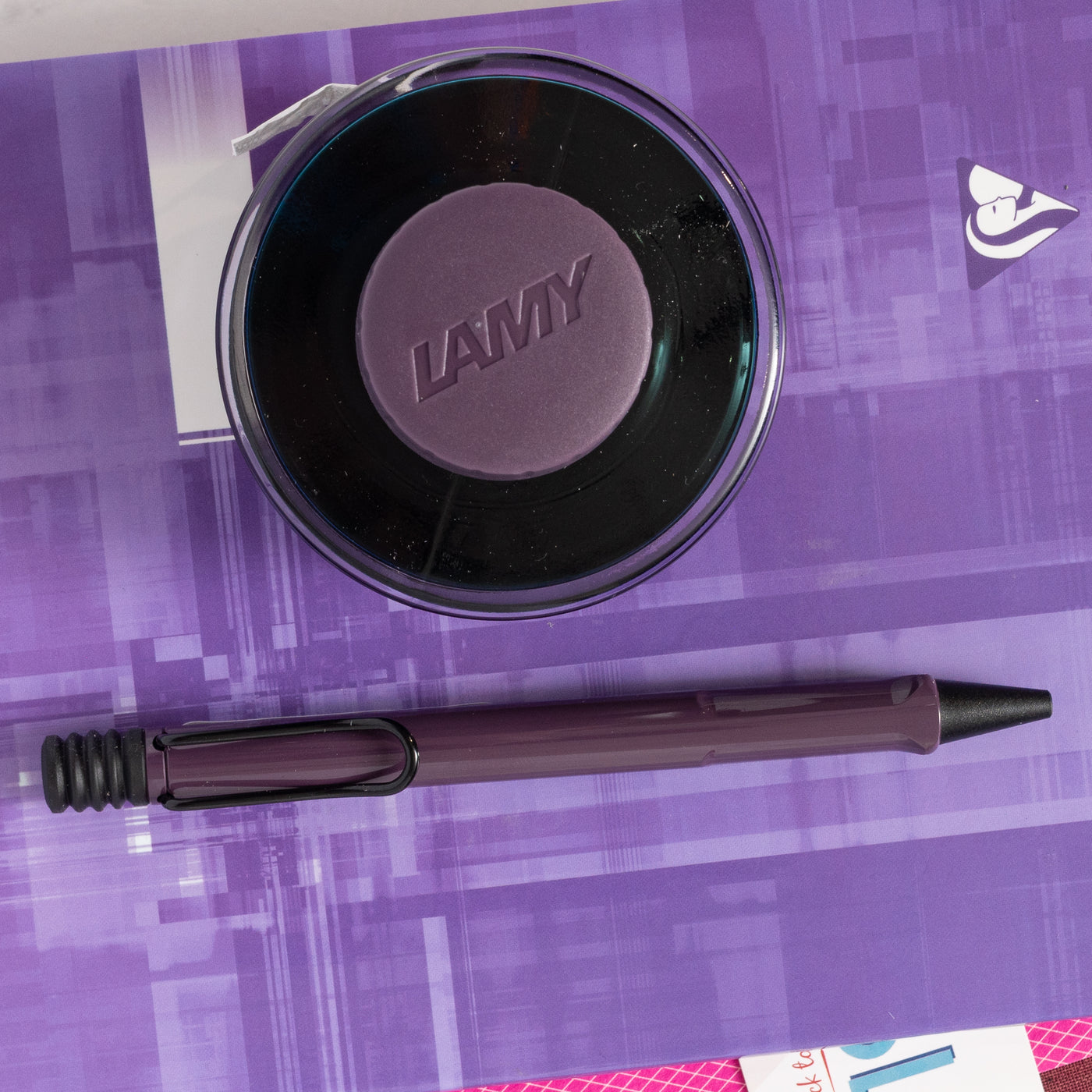LAMY Safari 2024 Special Edition Violet Blackberry Ballpoint Pen glossy
