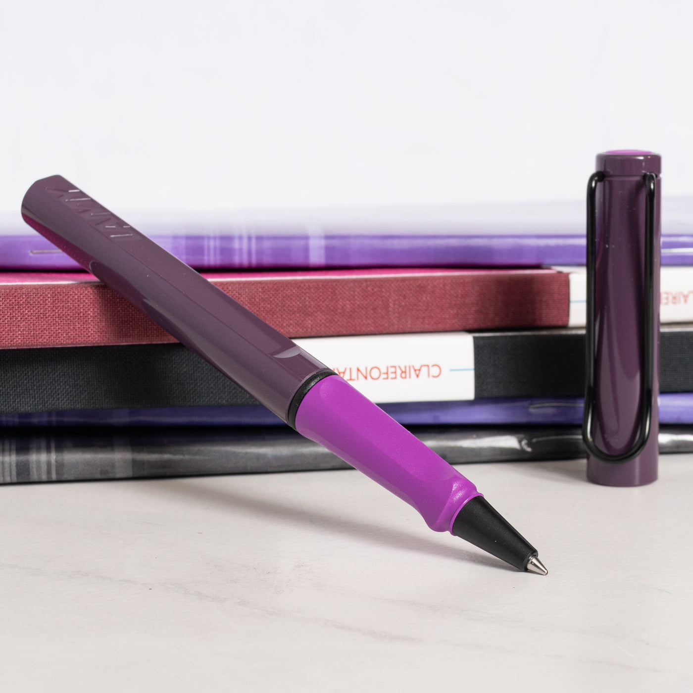 LAMY Safari 2024 Special Edition Violet Blackberry Rollerball Pen new