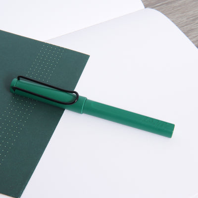 LAMY Safari Starbucks Green-Black Rollerball Pen Capped