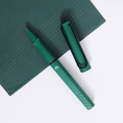 LAMY Safari Starbucks Green-Black Rollerball Pen Plastic Barrel