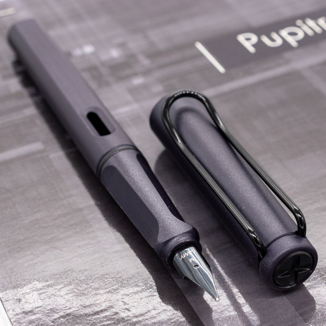 LAMY Safari Fountain Pen Steel Black – Truphae