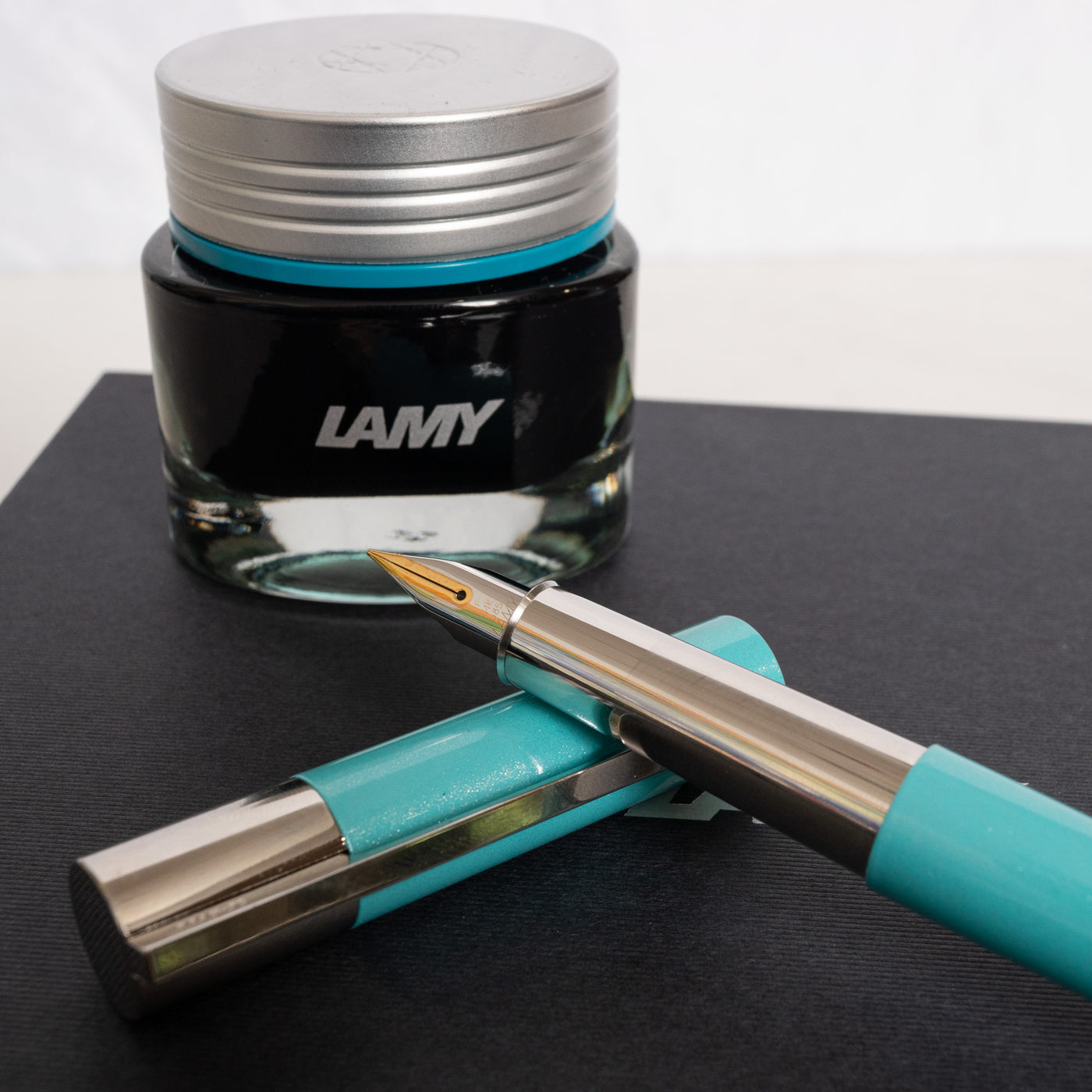 LAMY Scala Majestic Jade Fountain Pen Gift Set Nib