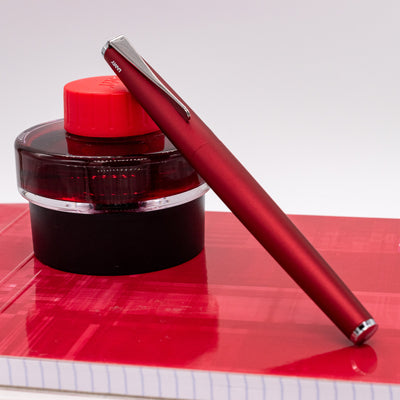 LAMY Studio Fountain Pen - Royal Red Matte capped